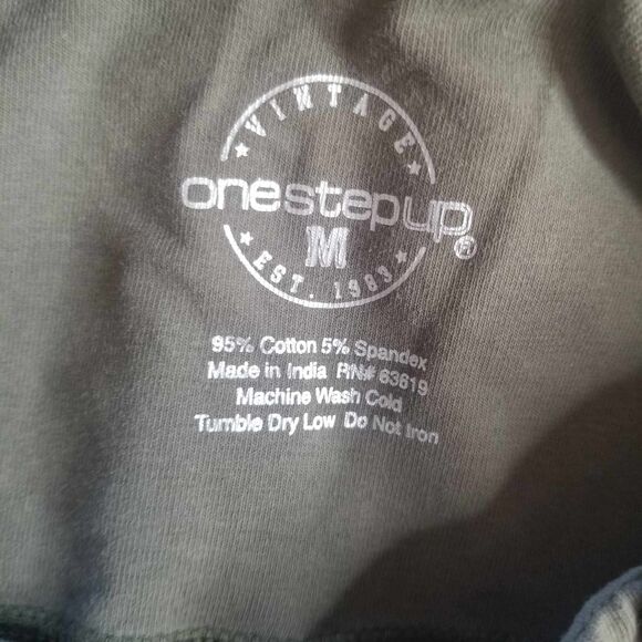 NWT Womens Green One Step Up Vintage Leggings Sz. M - Picture 2 of 4